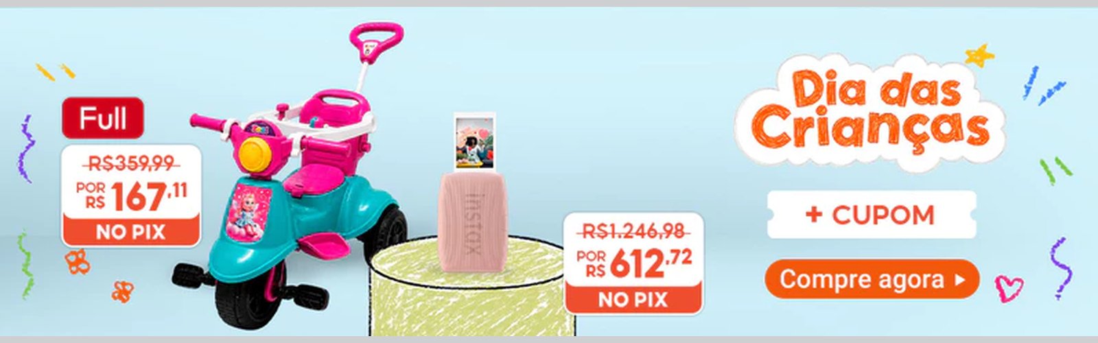 Campanha e ofertas em destaque