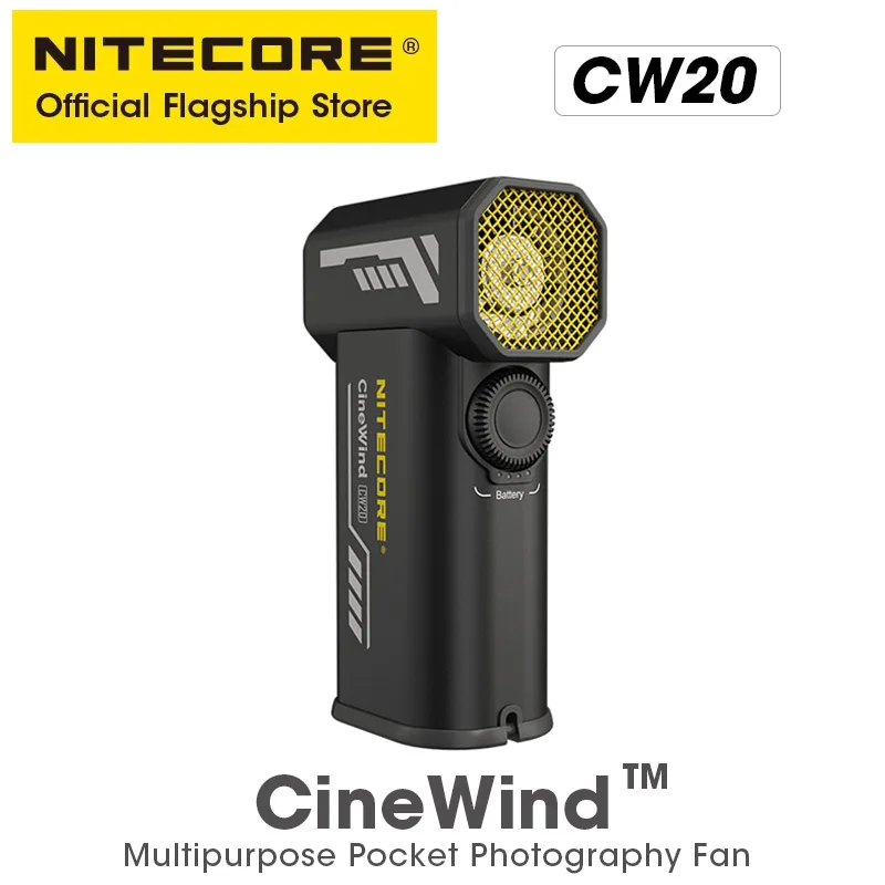Nitecore cw20 ventilador de fotografia de bolso multiuso ventilador elétrico portátil ventilador de vento contínuo para canon sony curto vídeo acampamento – AliExpress 39