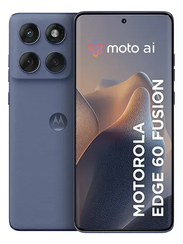 Smartphone Motorola Edge 60 Fusion 5g – 256gb 8gb Ram+8gb Ram Boost, 50mp Sony Ai Camera Ip68 Nfc – Cinza Vegan Leather