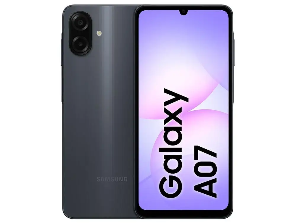 Smartphone Samsung A07 256GB Preto 8GB RAM Tela 6,7