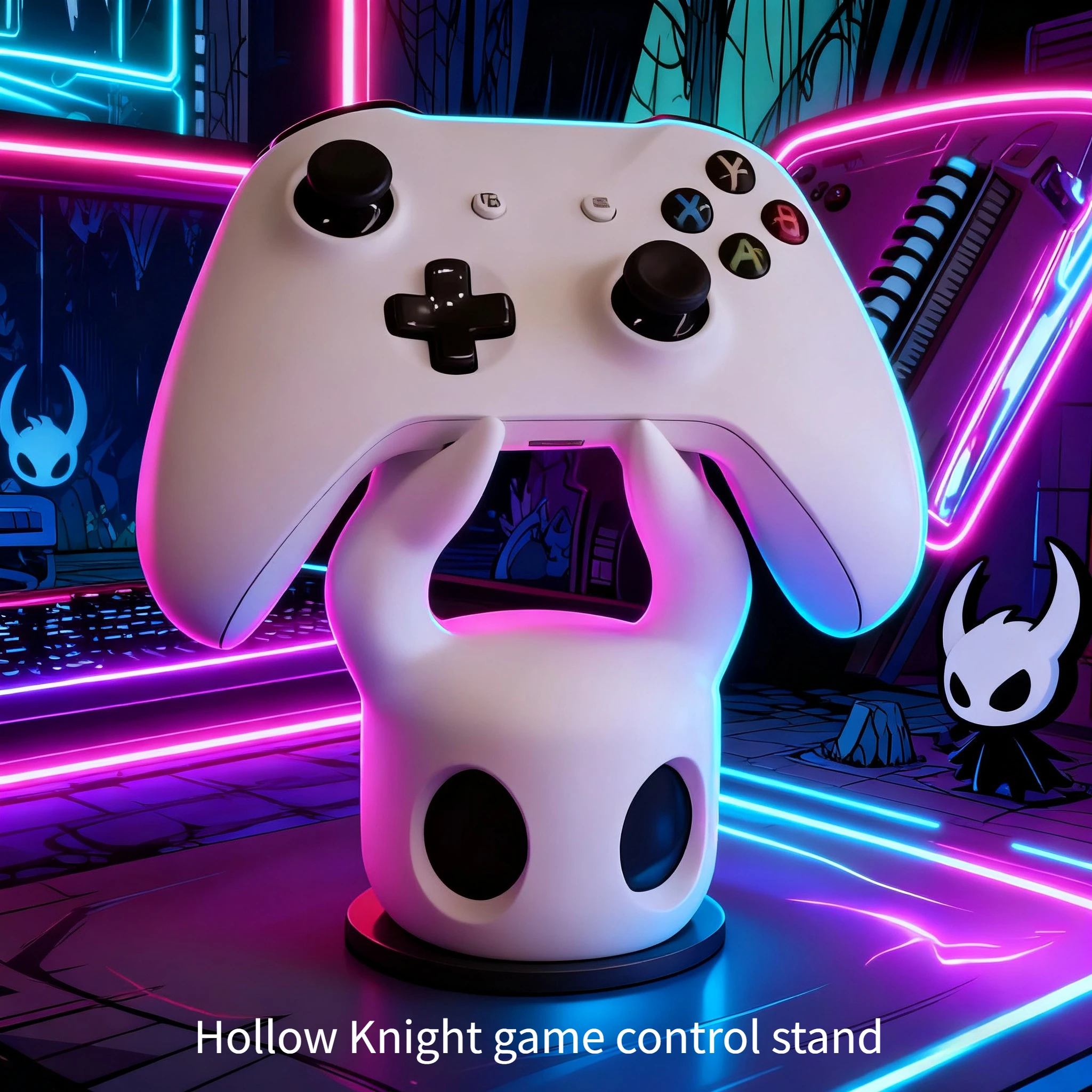 QUENTE!! Suporte universal para controle de jogo, compatível com ps4/ps5/switch, tema cavaleiro oco, display de mesa legal, acessórios para jogos – AliExpress 26