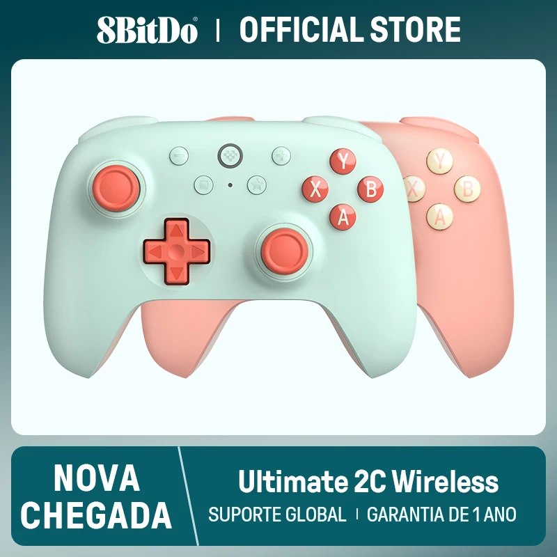 8BitDo – Novo controlador de jogos sem fio Ultimate 2C para PC, Windows 10, 11, Steam Deck, Raspberry Pi, Android – AliExpress 44