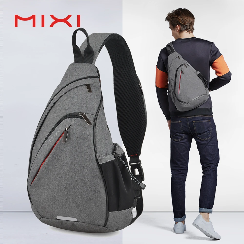 Mixi-Mochila de Ombro para Homens e Mulheres, Bolsa Crossbody Sling USB, Meninos Ciclismo, Esportes, Viagem, Moda Versátil, Bolsa de Estudante – AliExpress 1524