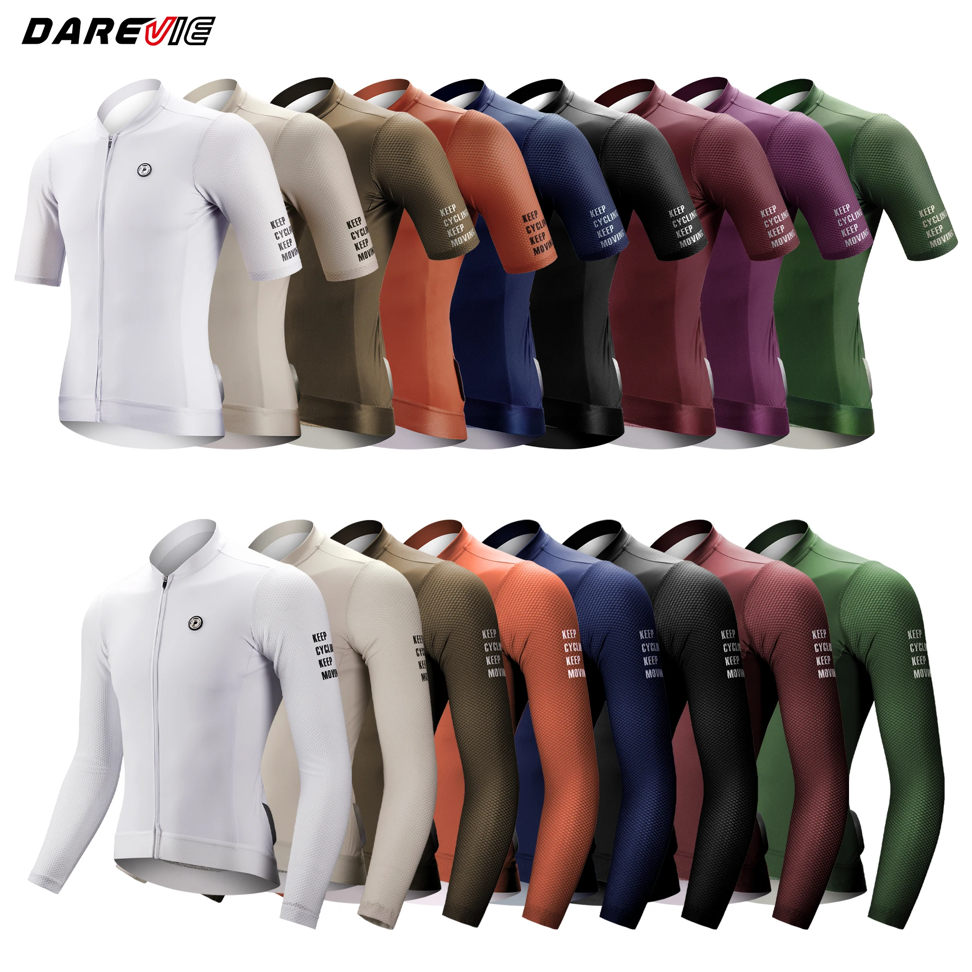 Camiseta Ciclismo DAREVIE SPF 50+ Manga Longa Unissex