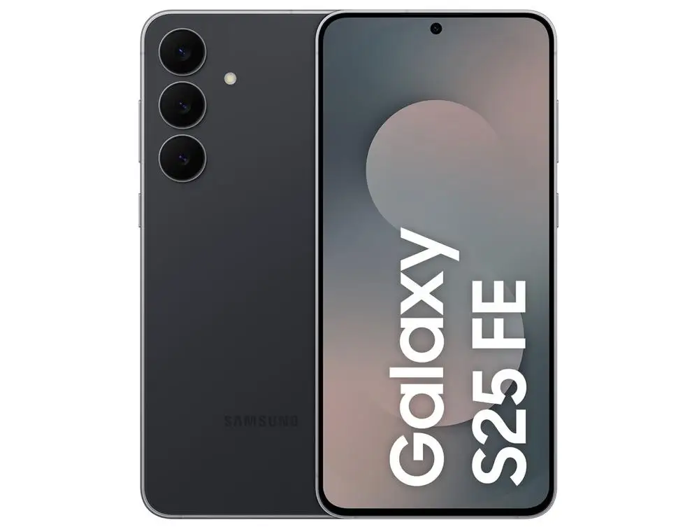 Smartphone Samsung Galaxy S25 FE 128GB 5G 8GB RAM JetBlack 6,7″ Câm. Tripla + Selfie 12MP