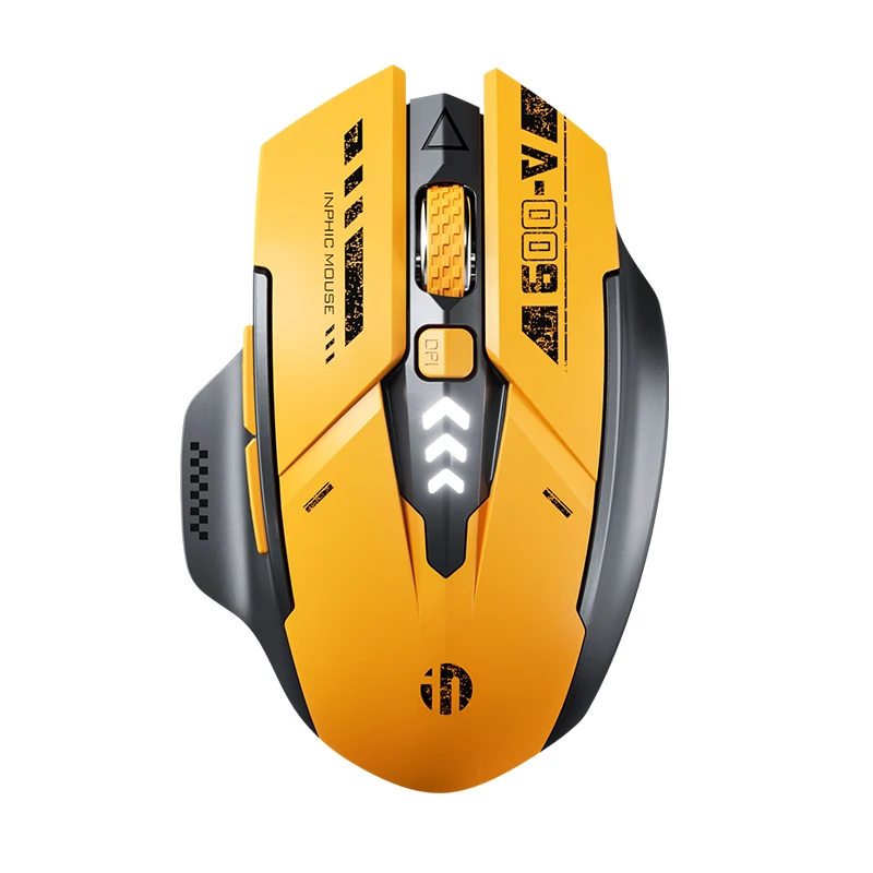 Mouse para jogos sem fio Inphic A9 V2, 12800DPI, recarregável, ergonômico, compatível com Bluetooth, mouse de baixo ruído para PC, laptop e computador – AliExpress 7