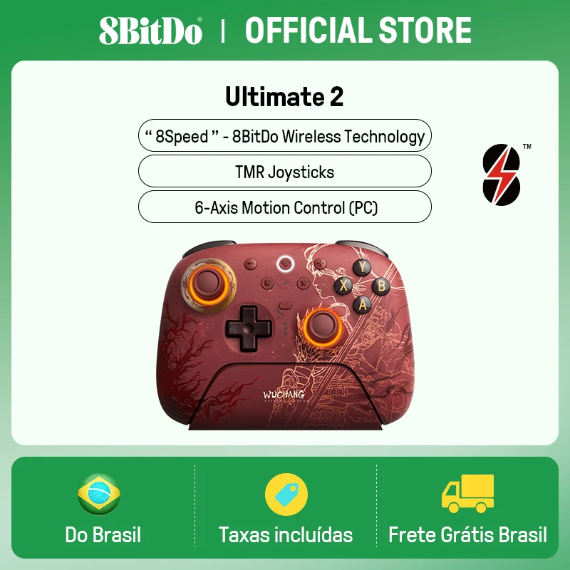 Controlador de jogos sem fio 8BitDo Ultimate 2 para PC e Android com joysticks TMR, controle de movimento – WUCHANG: penas caídas – AliExpress 44