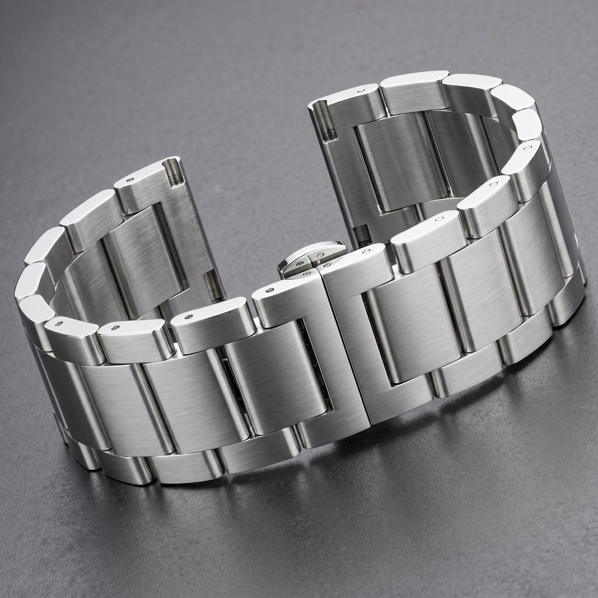 Pulseira de Aço Inoxidável 18-24mm para Relógio