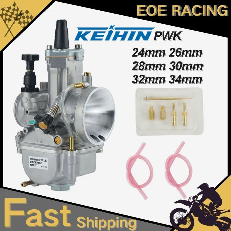 Carburador Keihin PWK 24 a 34mm para Moto
