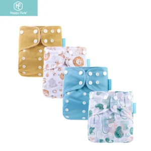 Happyflute novo design venda quente 4 pçs os bolso fralda lavável & reutilizável absorvente ecológico capa de fralda ajustável fralda do bebê - AliExpress 1501