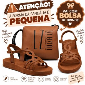 Sandália Feminina Chinelo Papete Rasteira Injetada Cofortavel Dia a Dia com Bolsa | Shopee Brasil