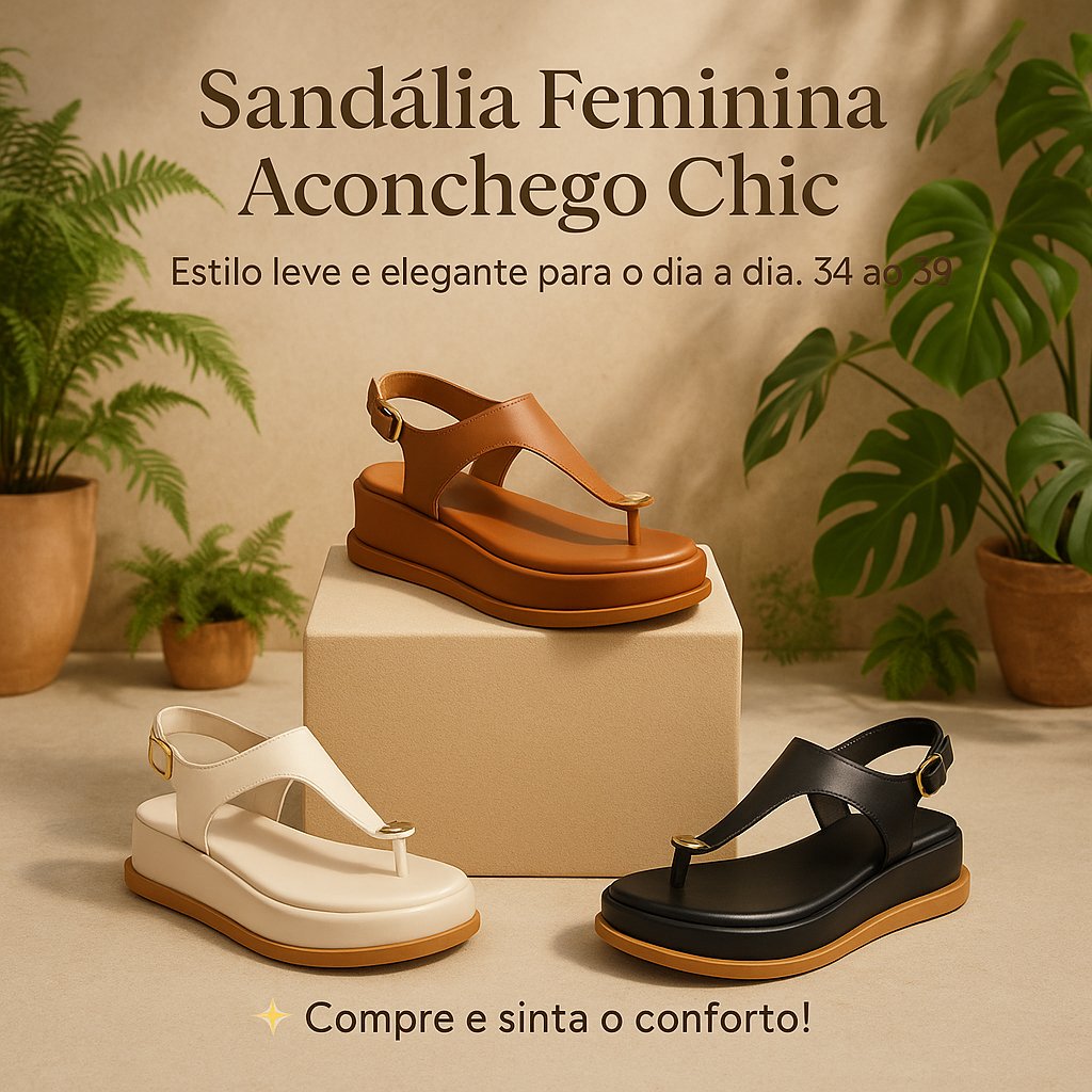 Sandália De Mulher Birken – Elegância com Conforto, Couro Sintético e Fivela Ajustável – COMPRE JÁ! | Shopee Brasil