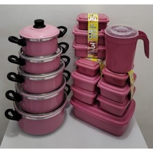 Kitt Jogo de Panela 5- peças + 10 Potes + 1 Jarra | Shopee Brasil