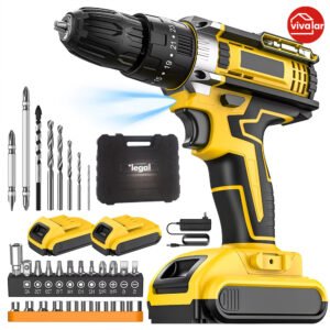 Furadeira Parafusadeira 26V Sem Fio: Alta Potência, Recarregável para Demanda Doméstica | Shopee Brasil